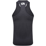Slim Fitted Seamless Vest Dark Grey